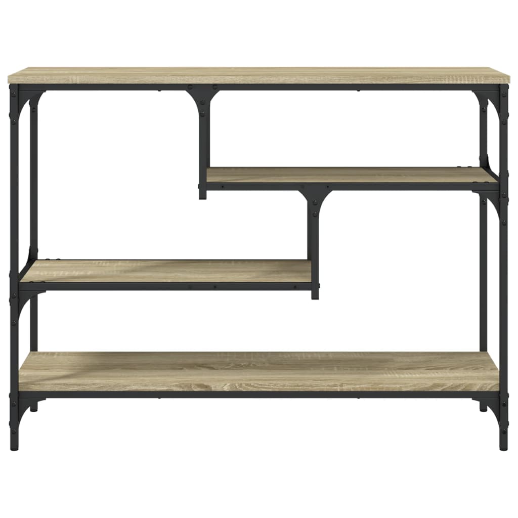 vidaXL Măsuță consolă, stejar sonoma, 100x30x75 cm, lemn prelucrat vidaXL Măsuță consolă, stejar sonoma, 100x30x75 cm, lemn prelucrat