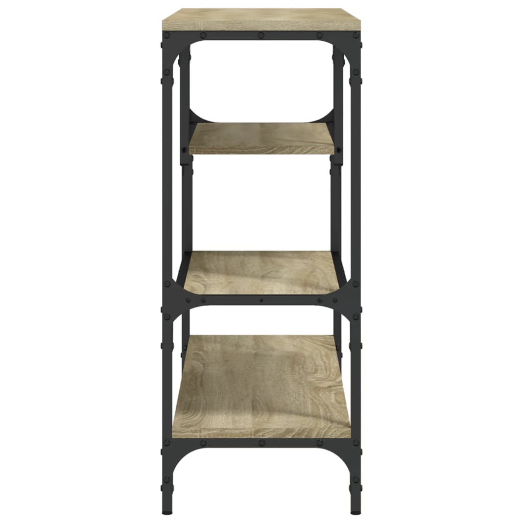 vidaXL Măsuță consolă, stejar sonoma, 100x30x75 cm, lemn prelucrat vidaXL Măsuță consolă, stejar sonoma, 100x30x75 cm, lemn prelucrat