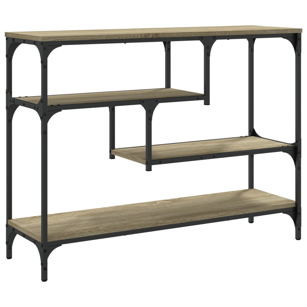 vidaXL Măsuță consolă, stejar sonoma, 100x30x75 cm, lemn prelucrat vidaXL Măsuță consolă, stejar sonoma, 100x30x75 cm, lemn prelucrat