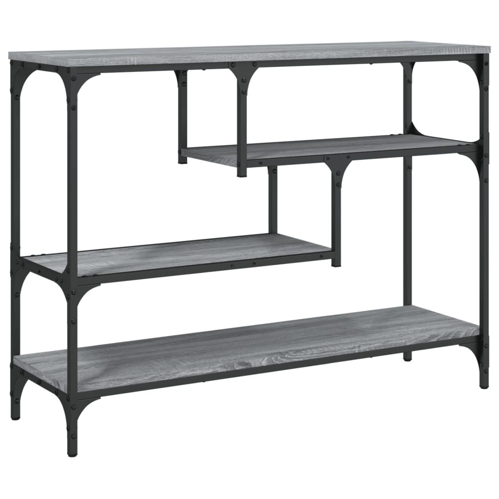 vidaXL Măsuță consolă, gri sonoma, 100x30x75 cm, lemn prelucrat vidaXL Măsuță consolă, gri sonoma, 100x30x75 cm, lemn prelucrat