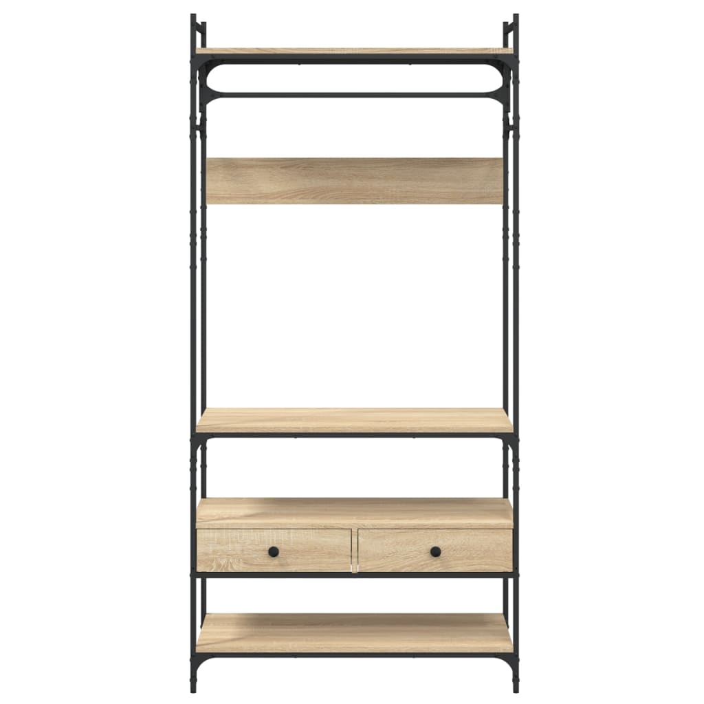 vidaXL Șifonier cu sertare stejar sonoma 89x39x184,5 cm lemn compozit vidaXL Șifonier cu sertare stejar sonoma 89x39x184,5 cm lemn compozit