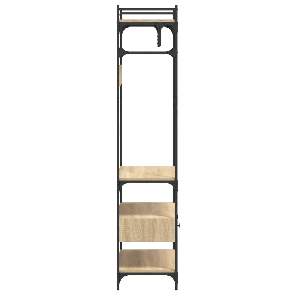 vidaXL Șifonier cu sertare stejar sonoma 89x39x184,5 cm lemn compozit vidaXL Șifonier cu sertare stejar sonoma 89x39x184,5 cm lemn compozit