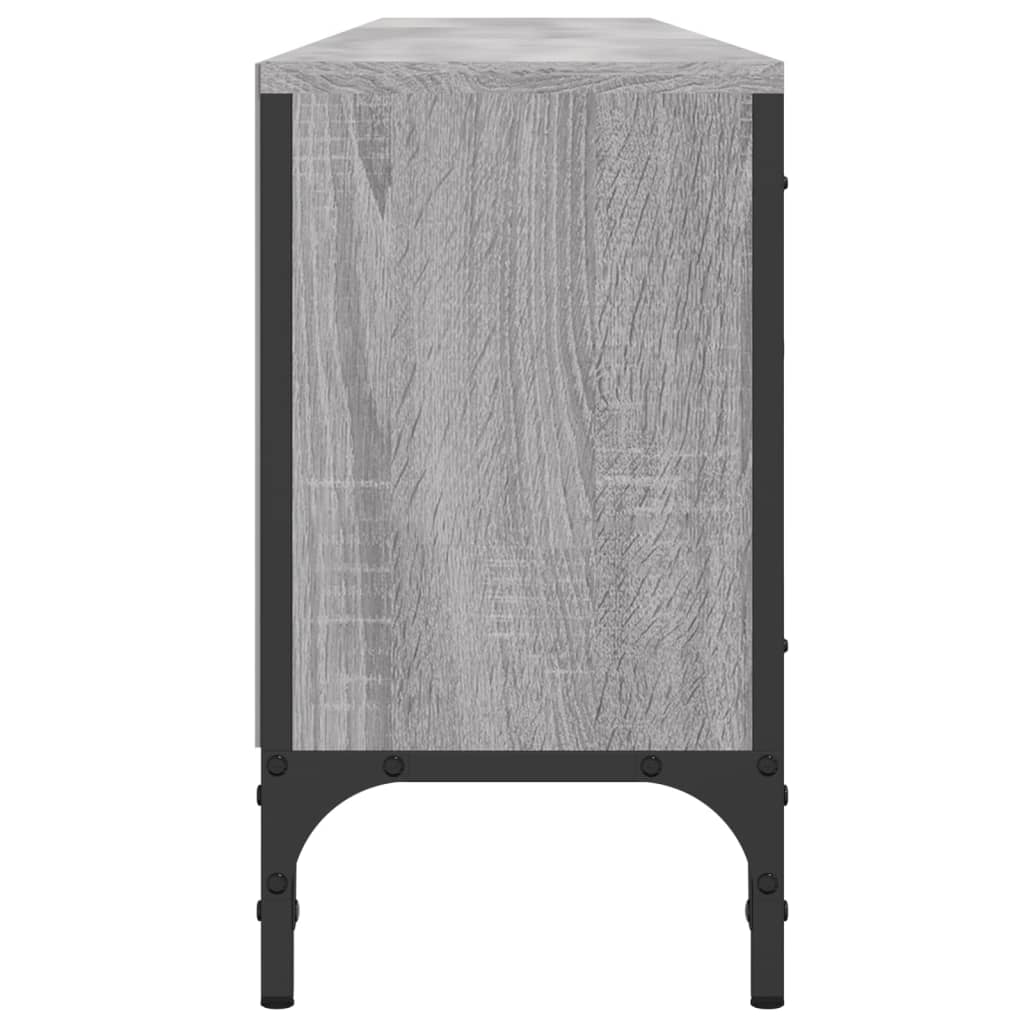 vidaXL Comodă TV cu sertar, gri sonoma, 200x25x44 cm, lemn prelucrat vidaXL Comodă TV cu sertar, gri sonoma, 200x25x44 cm, lemn prelucrat