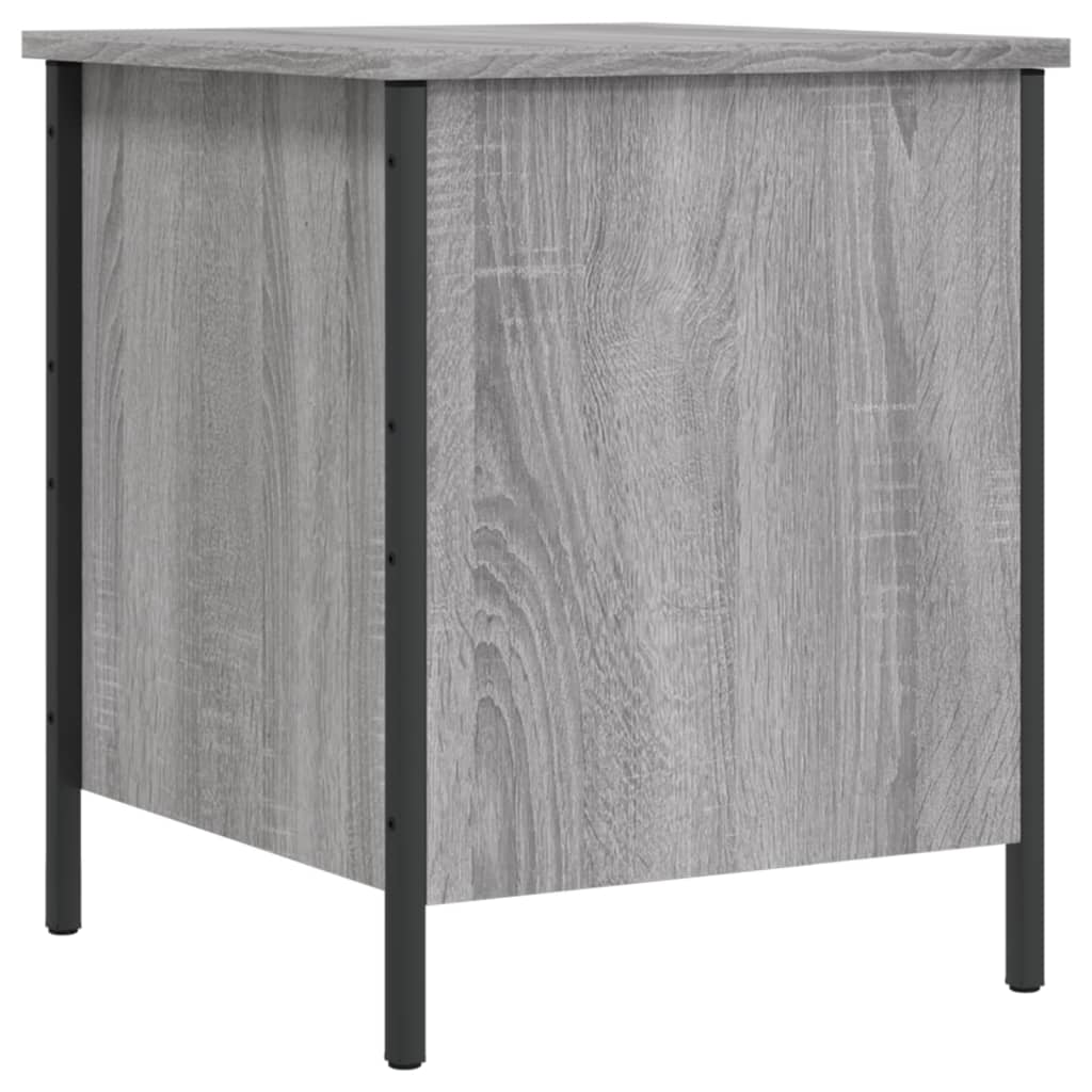 vidaXL Bancă de depozitare, gri sonoma, 40x42,5x50 cm, lemn prelucrat vidaXL Bancă de depozitare, gri sonoma, 40x42,5x50 cm, lemn prelucrat