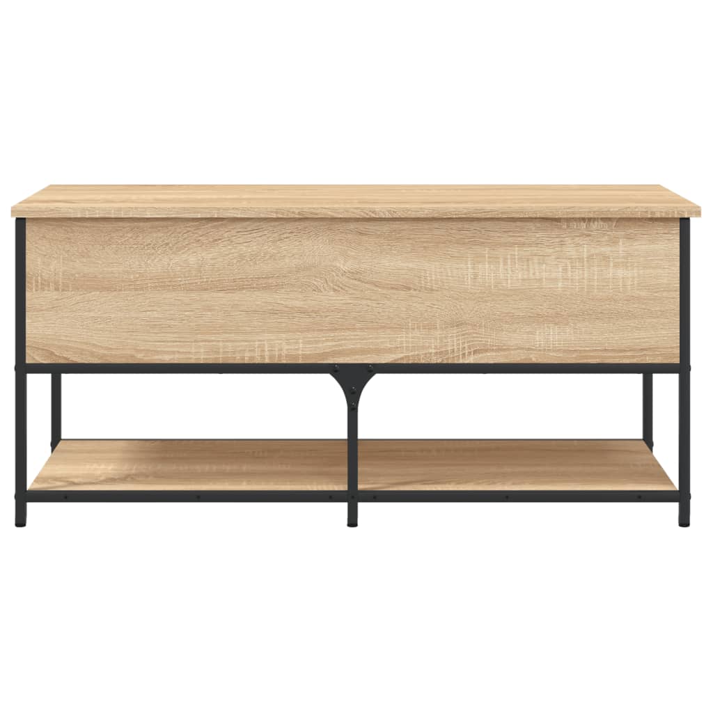vidaXL Bancă depozitare, stejar sonoma, 100x42,5x47 cm, lemn prelucrat