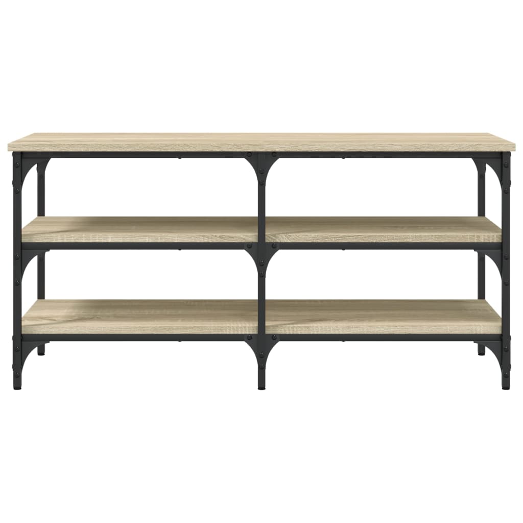 vidaXL Bancă de pantofi, stejar sonoma, 100x38,5x49 cm, lemn prelucrat