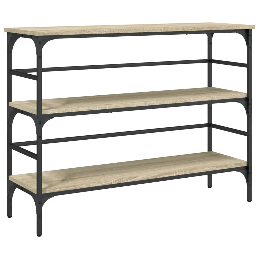 vidaXL Măsuță consolă, stejar sonoma, 100x32x75 cm, lemn prelucrat vidaXL Măsuță consolă, stejar sonoma, 100x32x75 cm, lemn prelucrat