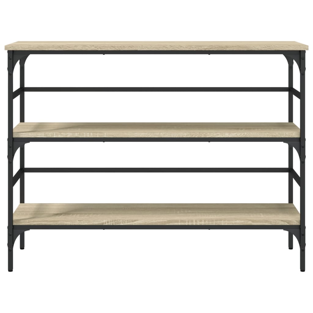 vidaXL Măsuță consolă, stejar sonoma, 100x32x75 cm, lemn prelucrat vidaXL Măsuță consolă, stejar sonoma, 100x32x75 cm, lemn prelucrat