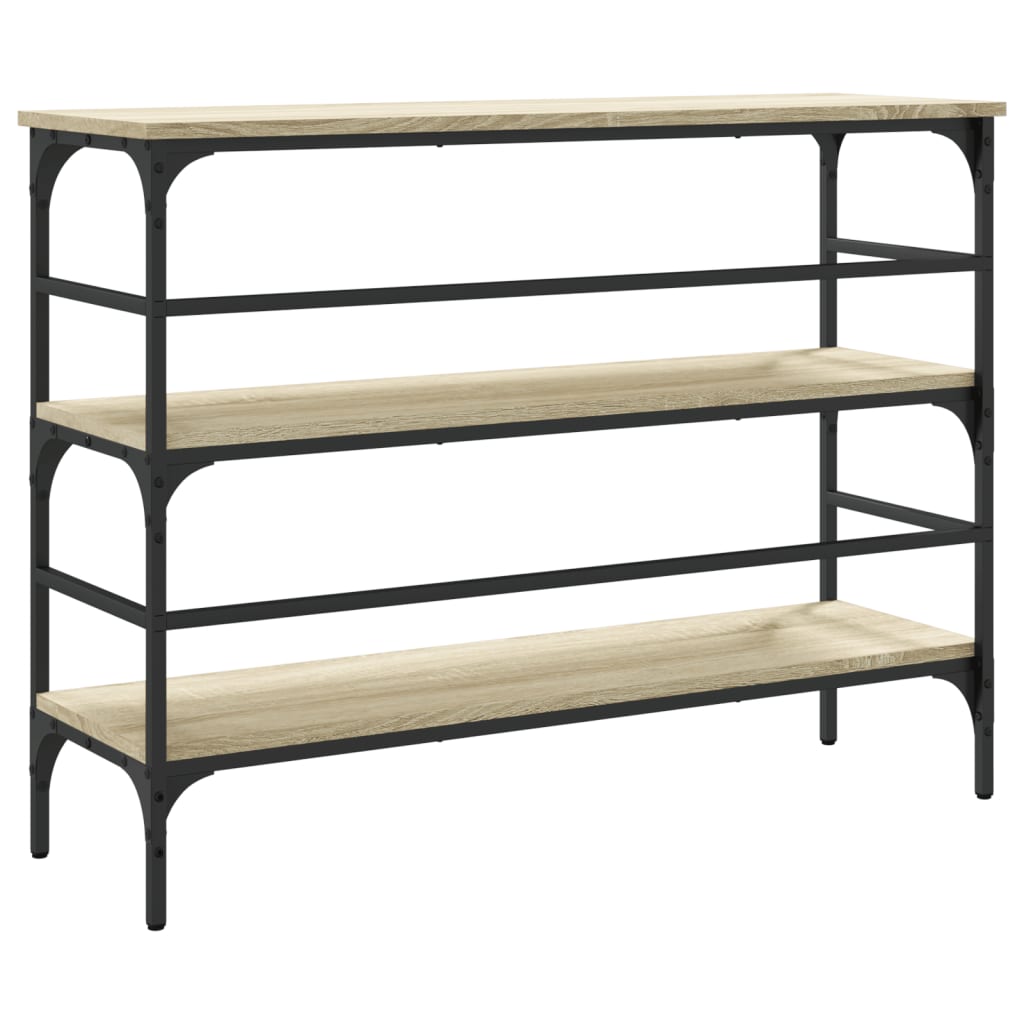 vidaXL Măsuță consolă, stejar sonoma, 100x32x75 cm, lemn prelucrat vidaXL Măsuță consolă, stejar sonoma, 100x32x75 cm, lemn prelucrat