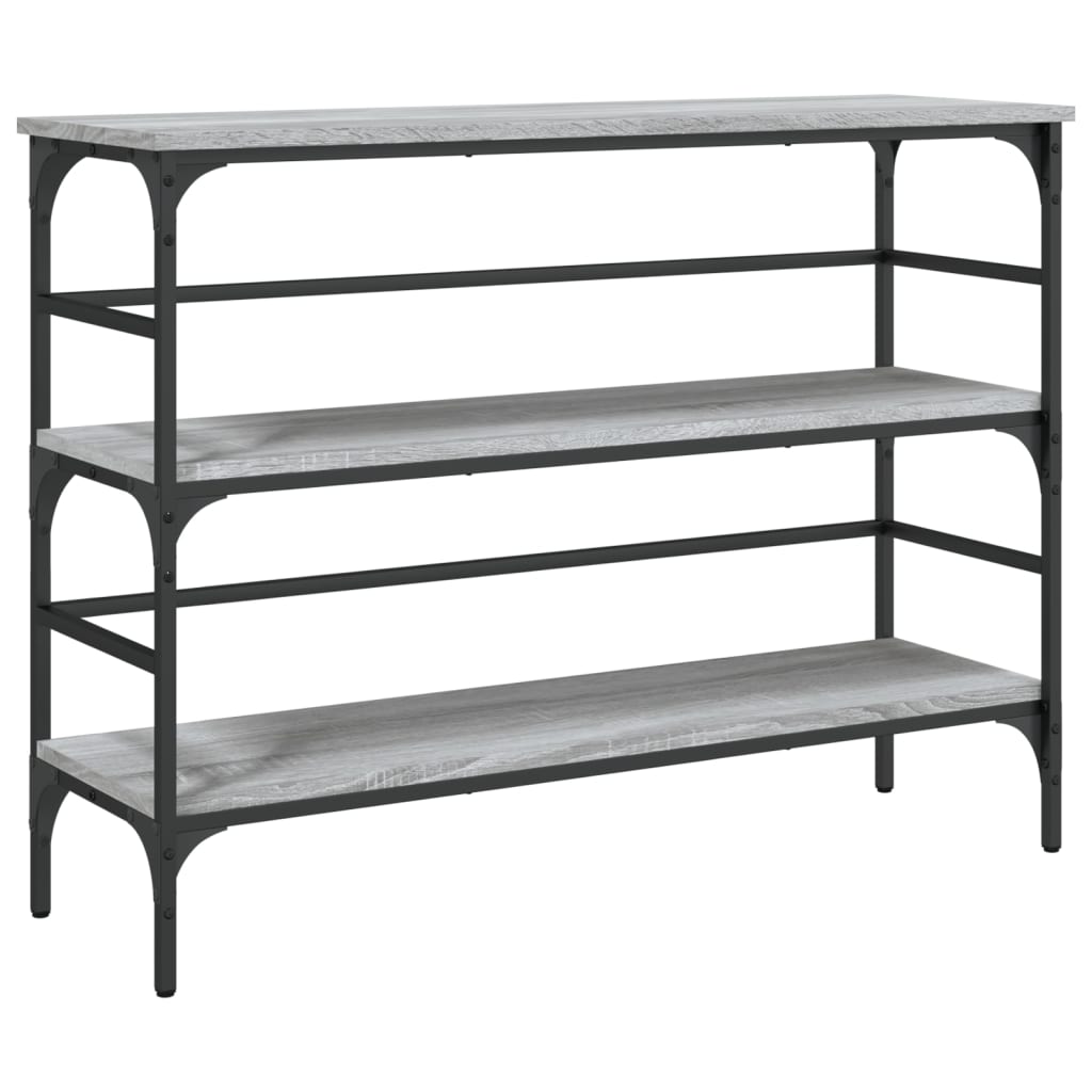 vidaXL Măsuță consolă, gri sonoma, 100x32x75 cm, lemn prelucrat vidaXL Măsuță consolă, gri sonoma, 100x32x75 cm, lemn prelucrat