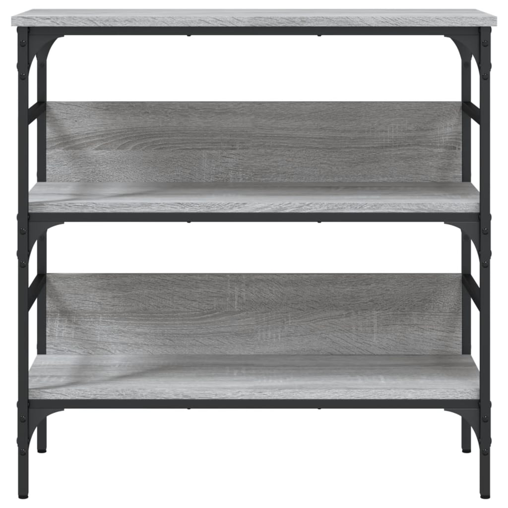 vidaXL Măsuță consolă, gri sonoma, 75x32x75 cm, lemn prelucrat vidaXL Măsuță consolă, gri sonoma, 75x32x75 cm, lemn prelucrat