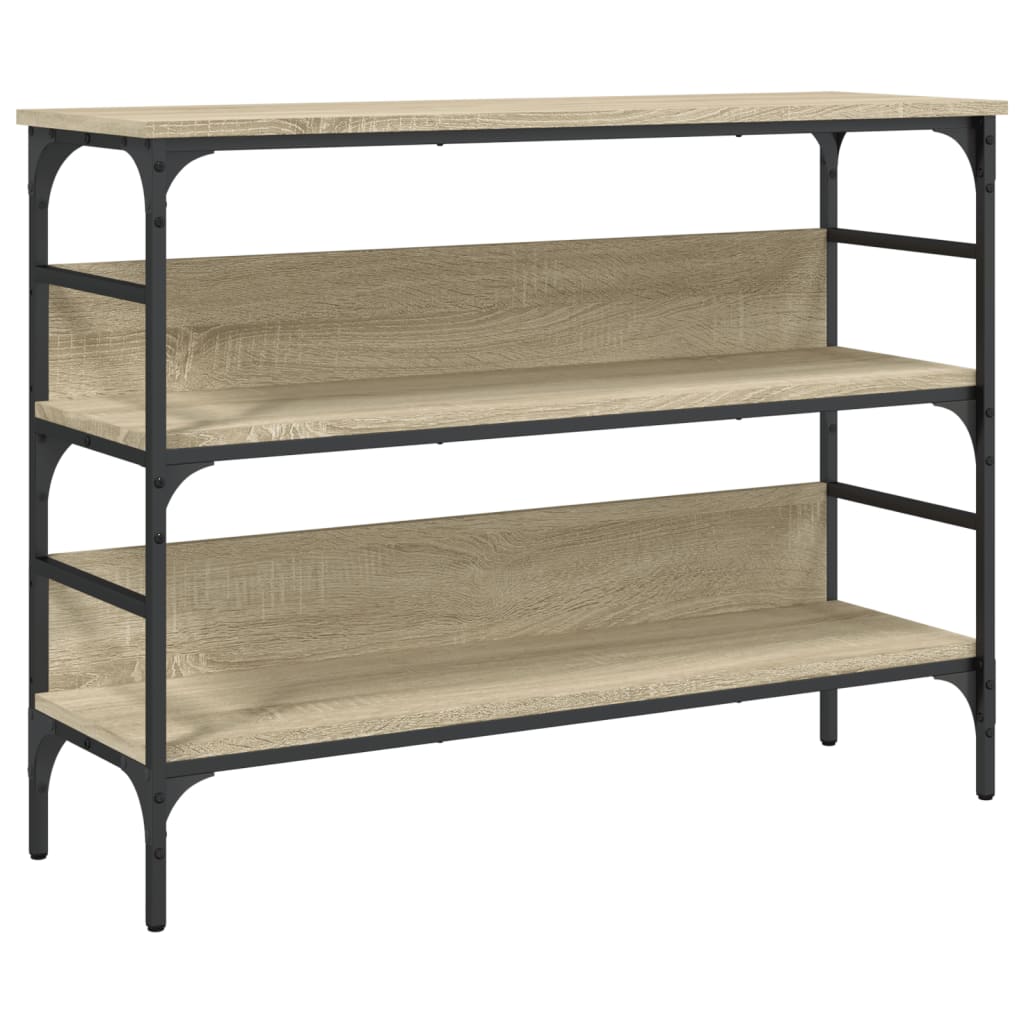 vidaXL Măsuță consolă, stejar sonoma, 100x32x75 cm, lemn prelucrat vidaXL Măsuță consolă, stejar sonoma, 100x32x75 cm, lemn prelucrat