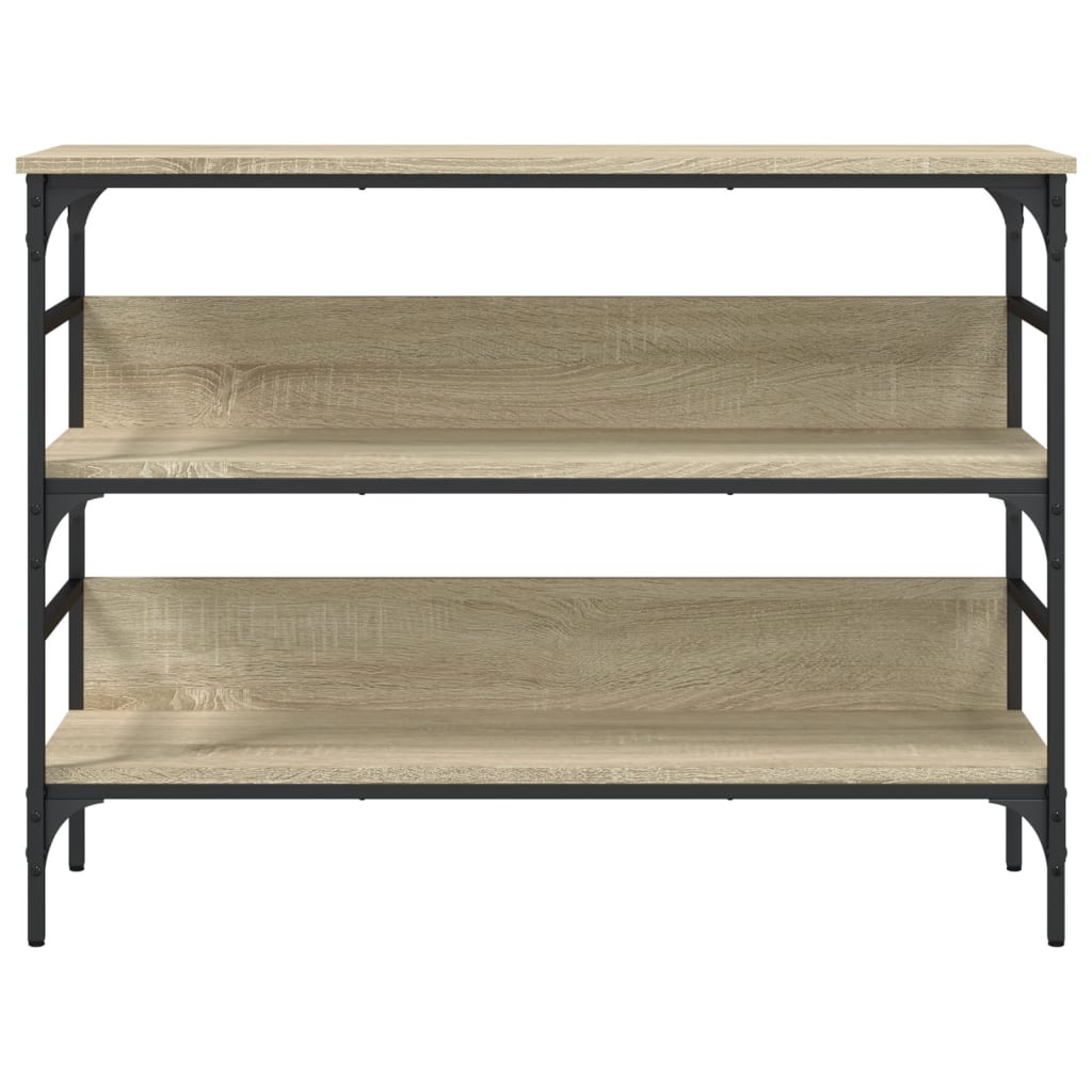 vidaXL Măsuță consolă, stejar sonoma, 100x32x75 cm, lemn prelucrat vidaXL Măsuță consolă, stejar sonoma, 100x32x75 cm, lemn prelucrat