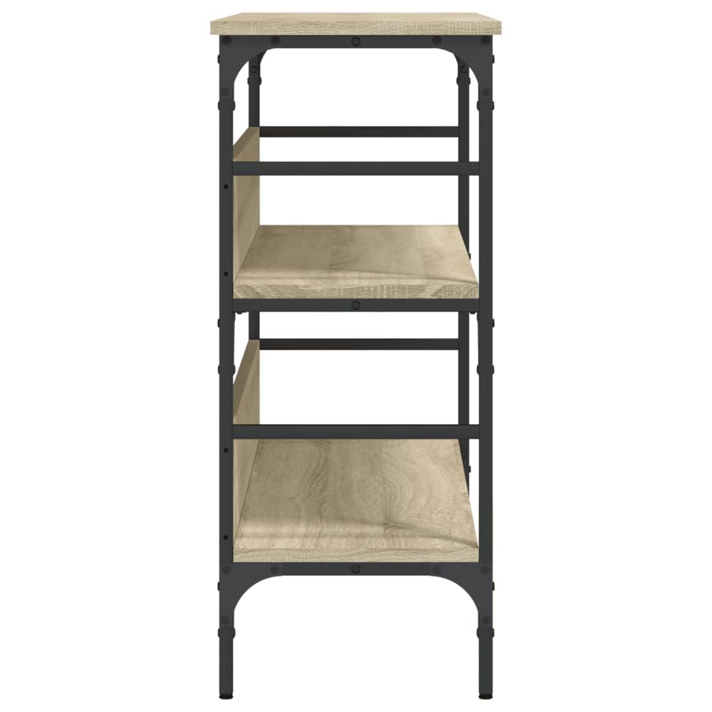 vidaXL Măsuță consolă, stejar sonoma, 100x32x75 cm, lemn prelucrat vidaXL Măsuță consolă, stejar sonoma, 100x32x75 cm, lemn prelucrat