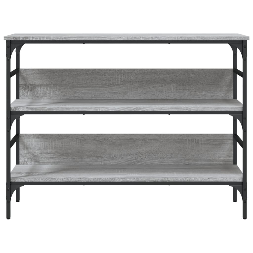 vidaXL Măsuță consolă, gri sonoma, 100x32x75 cm, lemn prelucrat vidaXL Măsuță consolă, gri sonoma, 100x32x75 cm, lemn prelucrat