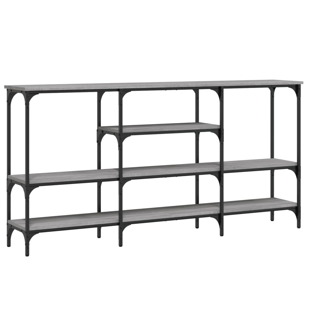 vidaXL Măsuță consolă, gri sonoma, 160x29x80 cm, lemn prelucrat vidaXL Măsuță consolă, gri sonoma, 160x29x80 cm, lemn prelucrat
