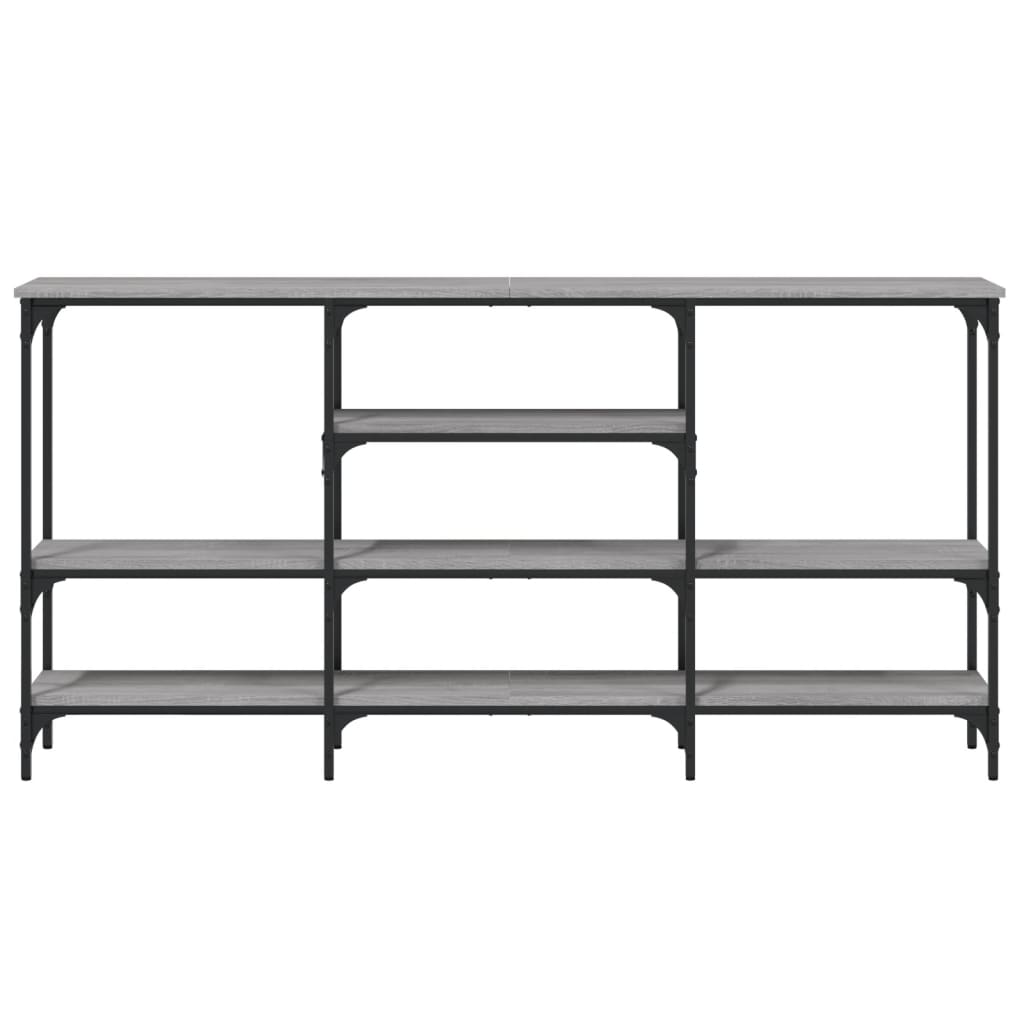 vidaXL Măsuță consolă, gri sonoma, 160x29x80 cm, lemn prelucrat vidaXL Măsuță consolă, gri sonoma, 160x29x80 cm, lemn prelucrat