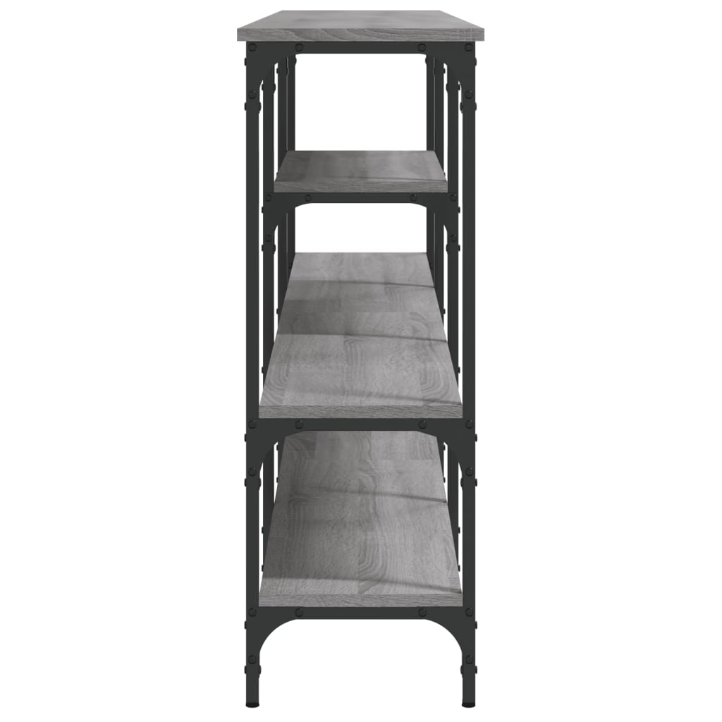 vidaXL Măsuță consolă, gri sonoma, 160x29x80 cm, lemn prelucrat vidaXL Măsuță consolă, gri sonoma, 160x29x80 cm, lemn prelucrat