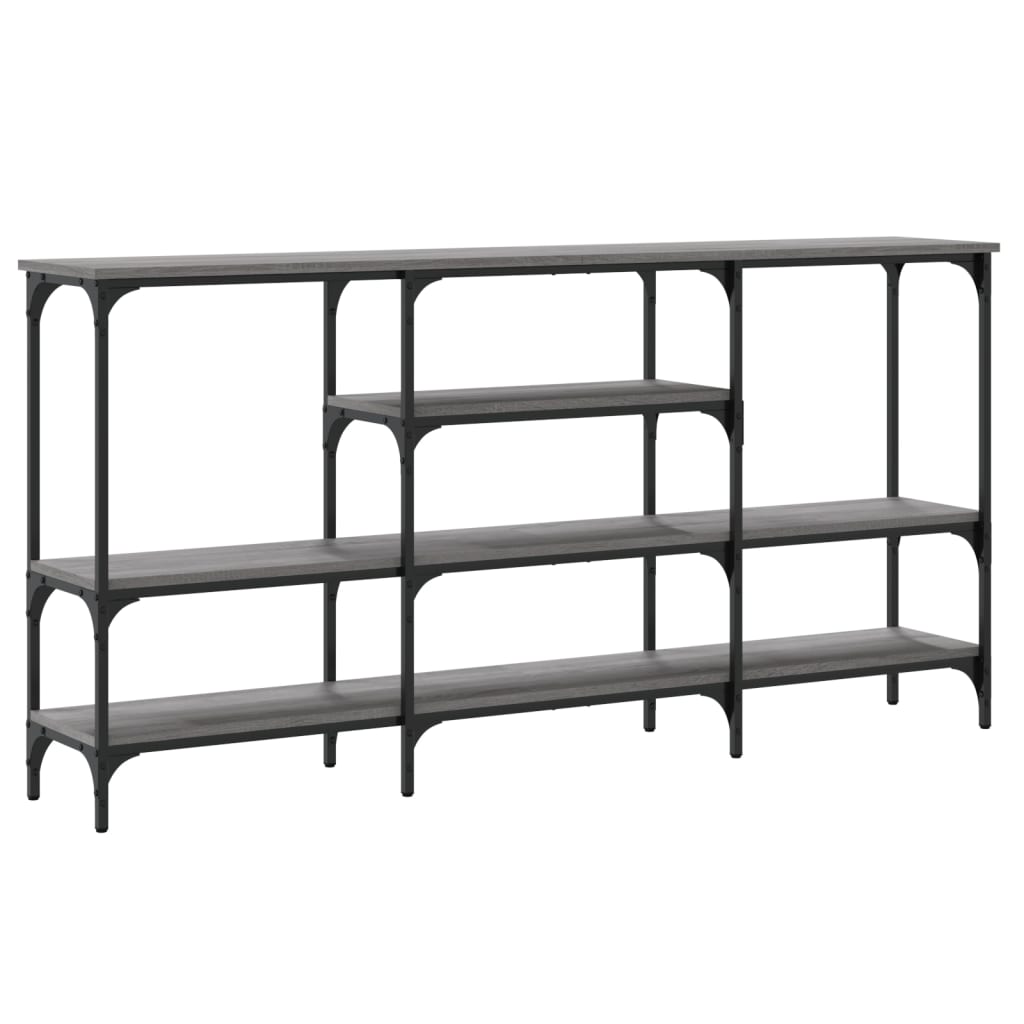 vidaXL Măsuță consolă, gri sonoma, 160x29x80 cm, lemn prelucrat vidaXL Măsuță consolă, gri sonoma, 160x29x80 cm, lemn prelucrat