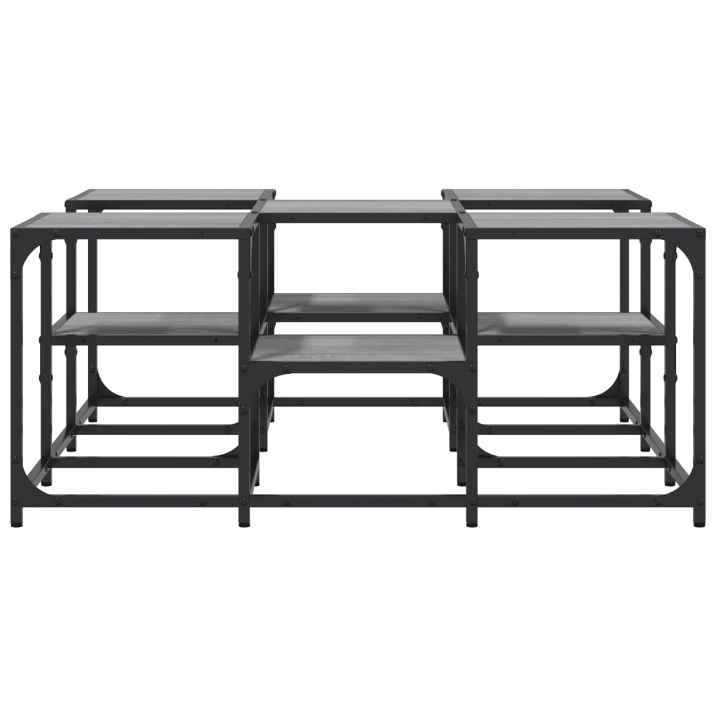 vidaXL Măsuță de cafea, gri sonoma, 91x91x40 cm, lemn prelucrat vidaXL Măsuță de cafea, gri sonoma, 91x91x40 cm, lemn prelucrat