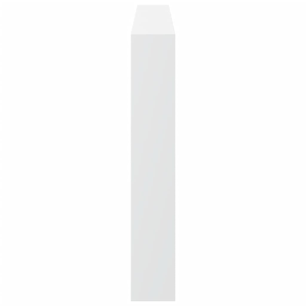 vidaXL Tăblie cu dulap și LED, alb, 180x17x102 cm vidaXL Tăblie cu dulap și LED, alb, 180x17x102 cm