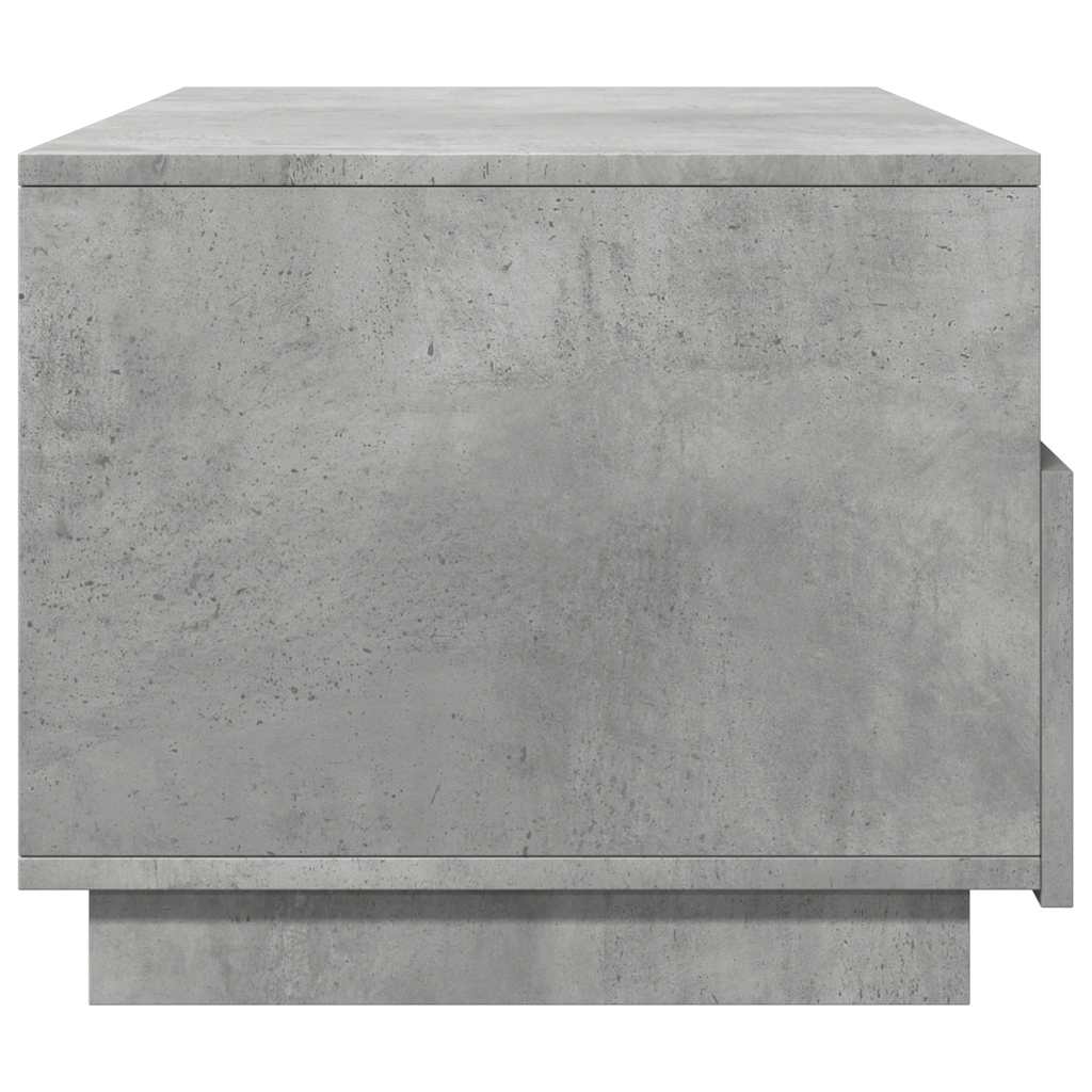 vidaXL Măsuță de cafea cu lumini LED, gri beton, 90x49x40 cm vidaXL Măsuță de cafea cu lumini LED, gri beton, 90x49x40 cm
