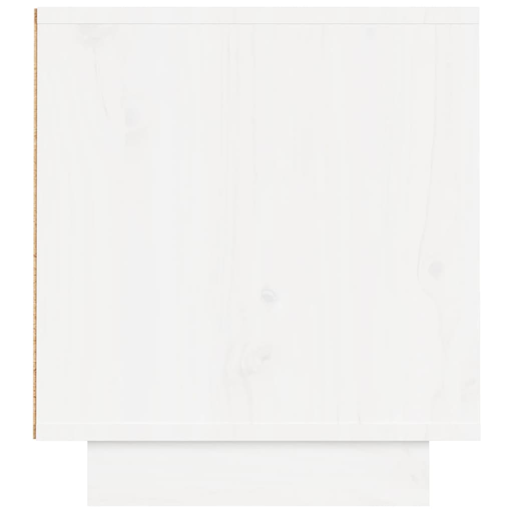 vidaXL Comodă TV, alb, 140x35x40 cm, lemn masiv de pin