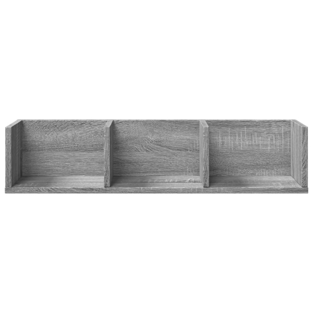 vidaXL Dulap de perete, gri sonoma, 75x18x16,5 cm, lemn compozit vidaXL Dulap de perete, gri sonoma, 75x18x16,5 cm, lemn compozit