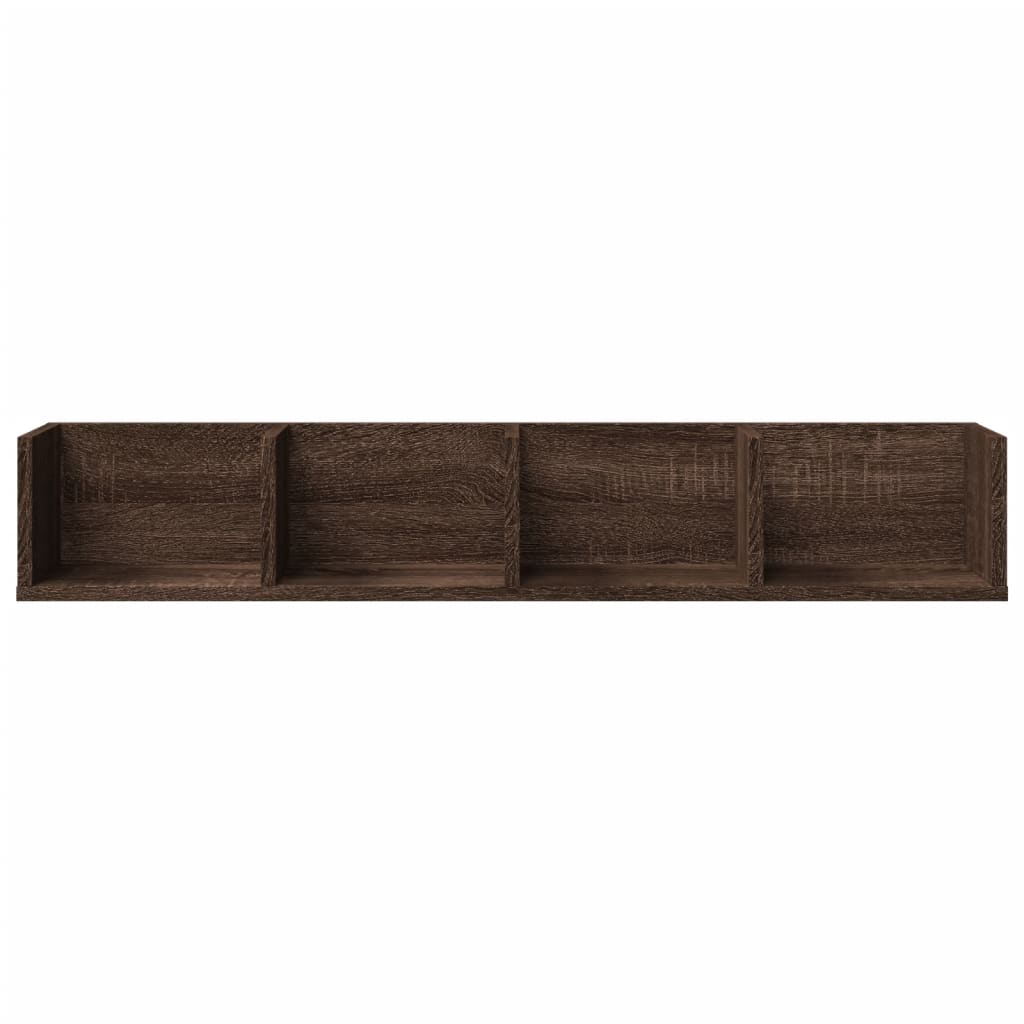 vidaXL Dulap de perete, stejar maro, 99x18x16,5 cm, lemn compozit vidaXL Dulap de perete, stejar maro, 99x18x16,5 cm, lemn compozit