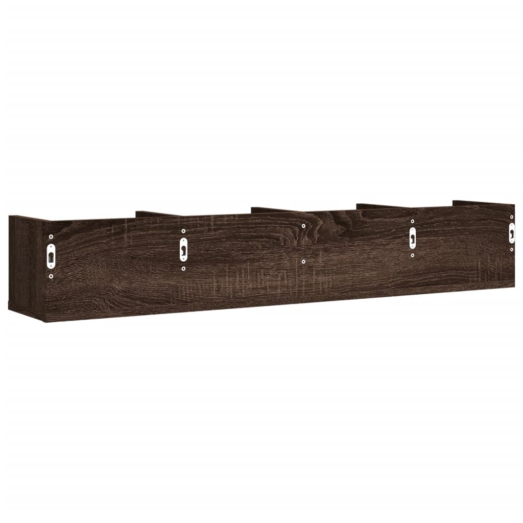 vidaXL Dulap de perete, stejar maro, 99x18x16,5 cm, lemn compozit vidaXL Dulap de perete, stejar maro, 99x18x16,5 cm, lemn compozit