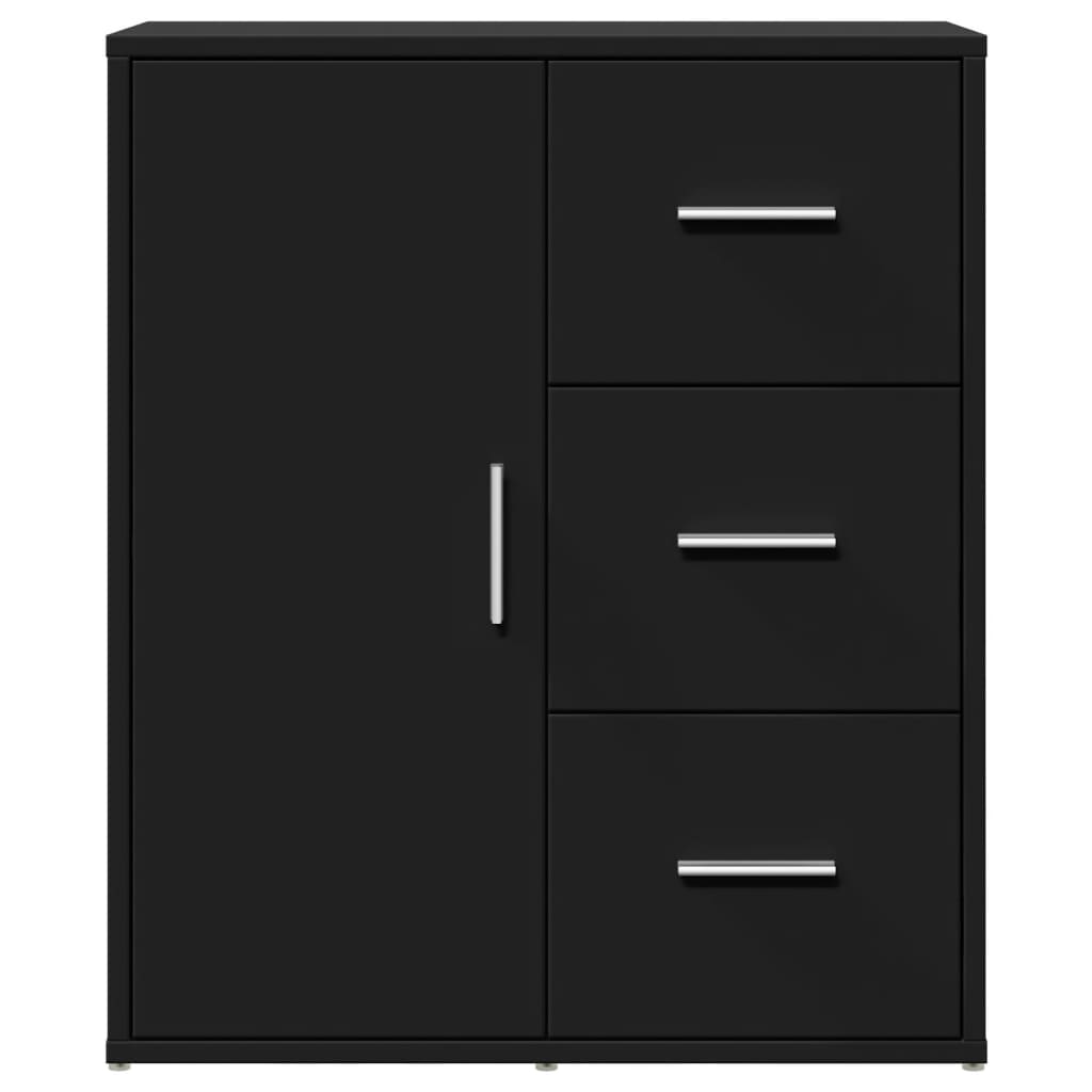 vidaXL Dulap, negru, 60x31x70 cm, lemn prelucrat