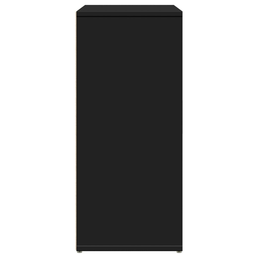vidaXL Dulap, negru, 60x31x70 cm, lemn prelucrat