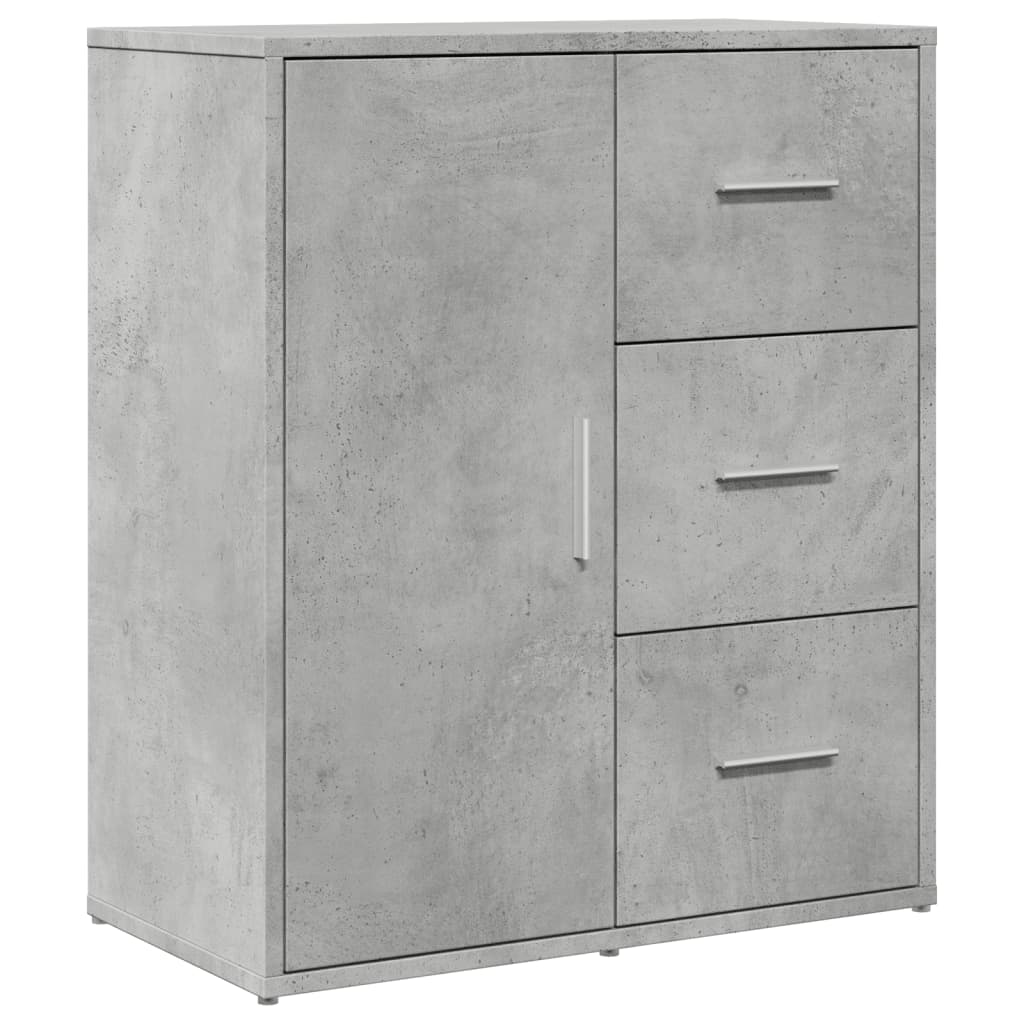vidaXL Dulap, gri beton, 60x31x70 cm, lemn prelucrat vidaXL Dulap, gri beton, 60x31x70 cm, lemn prelucrat