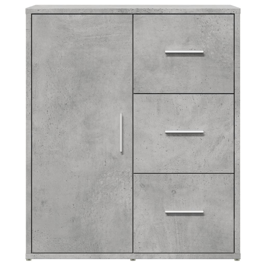 vidaXL Dulap, gri beton, 60x31x70 cm, lemn prelucrat vidaXL Dulap, gri beton, 60x31x70 cm, lemn prelucrat