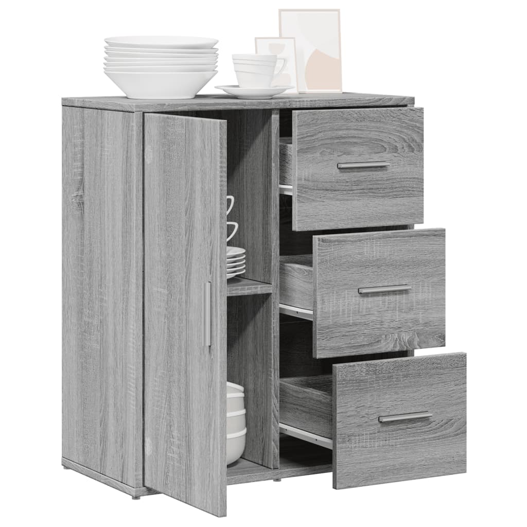 vidaXL Dulap, gri sonoma, 60x31x70 cm, lemn prelucrat vidaXL Dulap, gri sonoma, 60x31x70 cm, lemn prelucrat