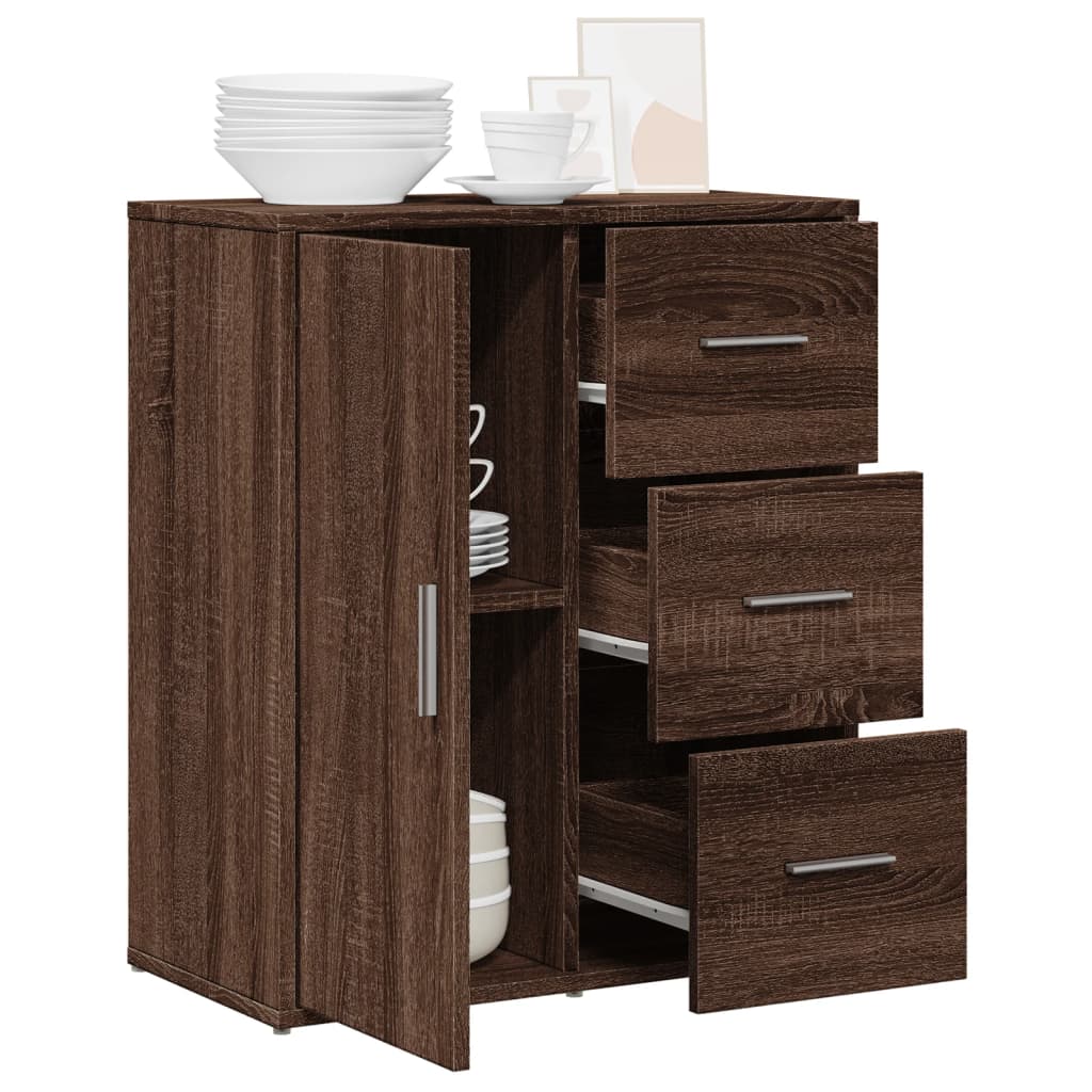 vidaXL Dulap, stejar maro, 60x31x70 cm, lemn prelucrat