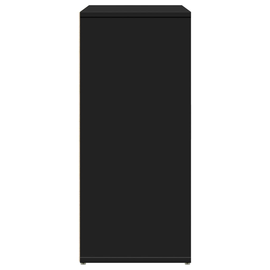 vidaXL Dulap, negru, 60x31x70 cm, lemn prelucrat