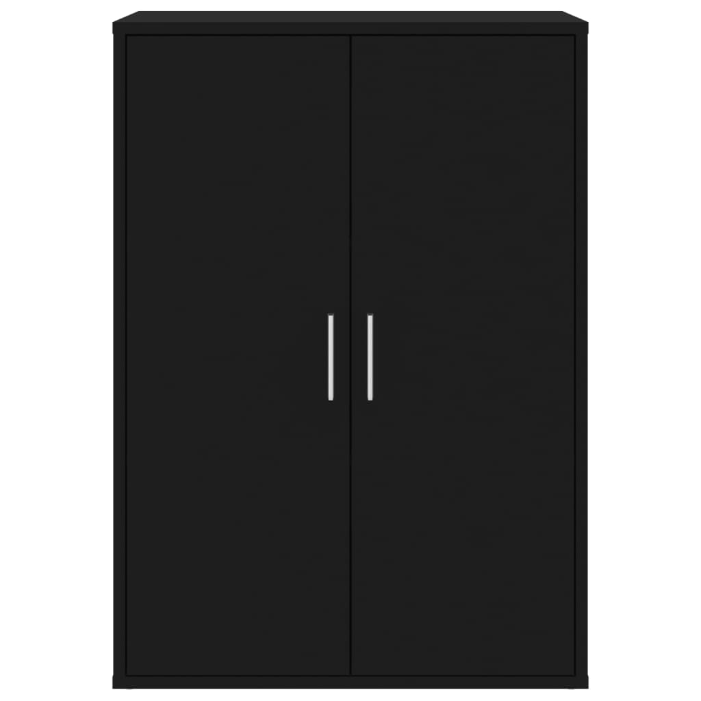 vidaXL Dulap, negru, 60x31x84 cm, lemn prelucrat
