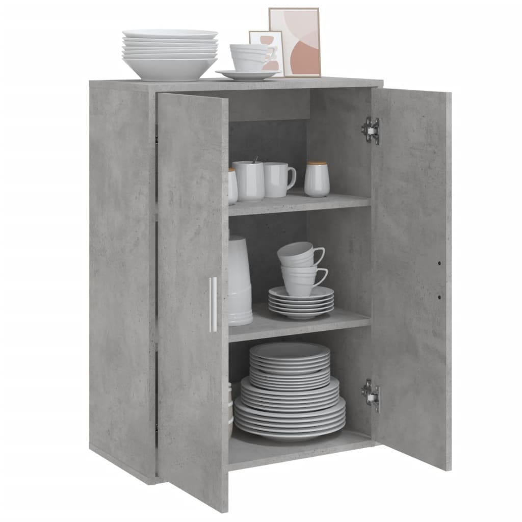 vidaXL Servantă, gri beton, 60x31x84 cm, lemn compozit vidaXL Servantă, gri beton, 60x31x84 cm, lemn compozit
