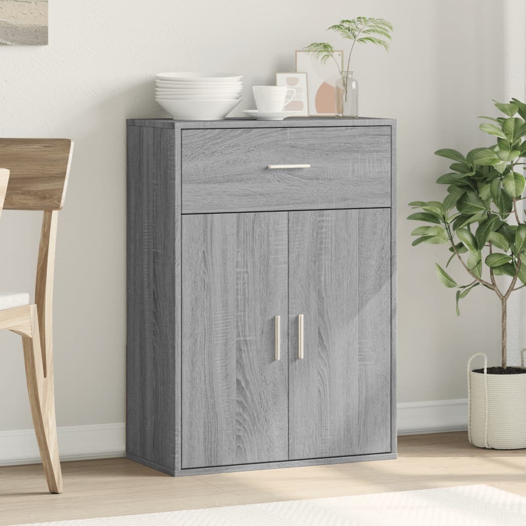 vidaXL Servantă, gri sonoma, 60x30x84 cm, lemn compozit vidaXL Servantă, gri sonoma, 60x30x84 cm, lemn compozit