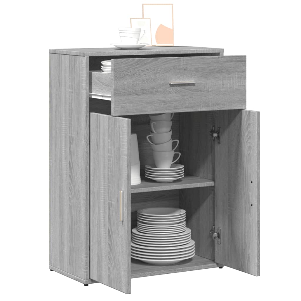 vidaXL Servantă, gri sonoma, 60x30x84 cm, lemn compozit vidaXL Servantă, gri sonoma, 60x30x84 cm, lemn compozit