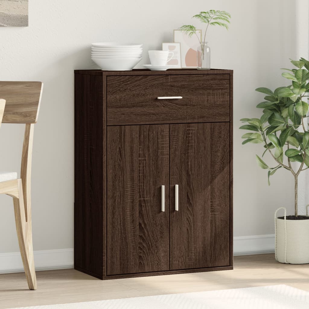 vidaXL Servantă, stejar maro, 60x30x84 cm, lemn prelucrat vidaXL Servantă, stejar maro, 60x30x84 cm, lemn prelucrat