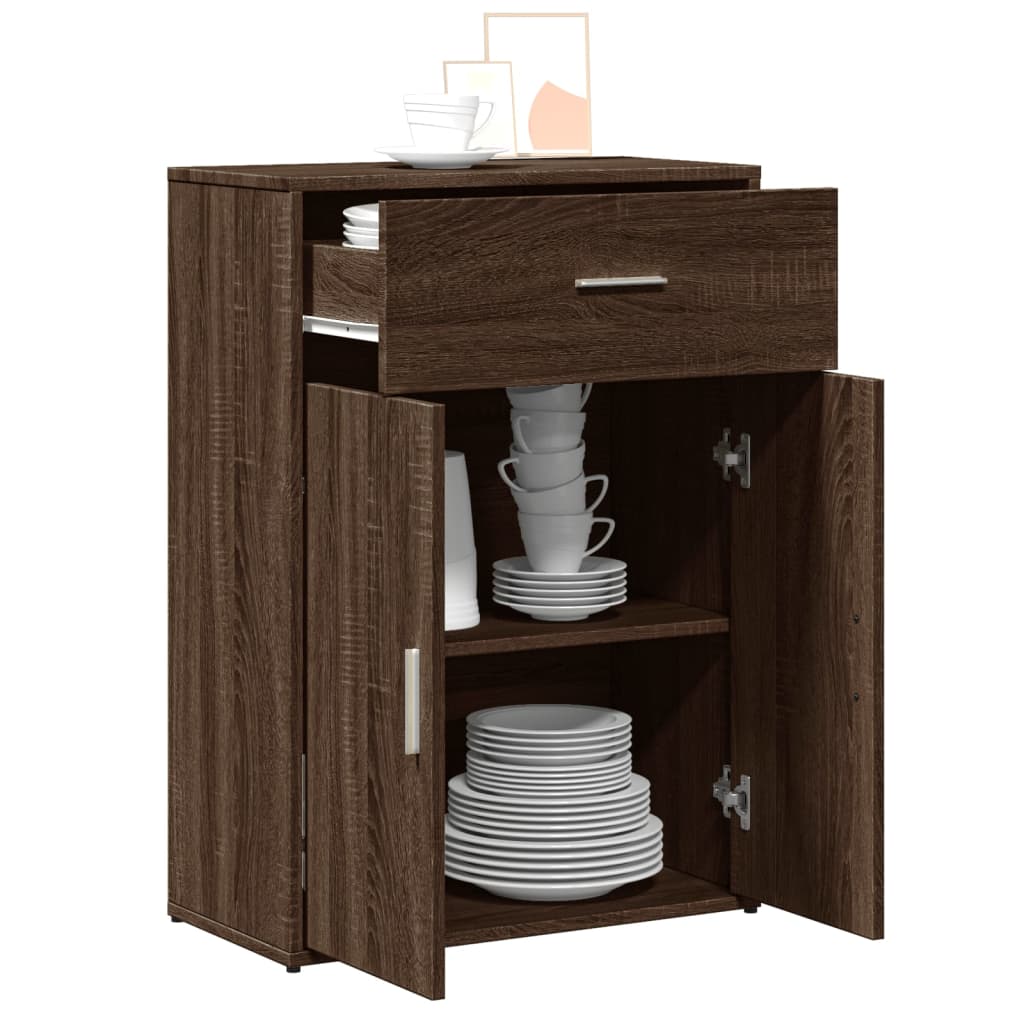 vidaXL Servantă, stejar maro, 60x30x84 cm, lemn prelucrat vidaXL Servantă, stejar maro, 60x30x84 cm, lemn prelucrat
