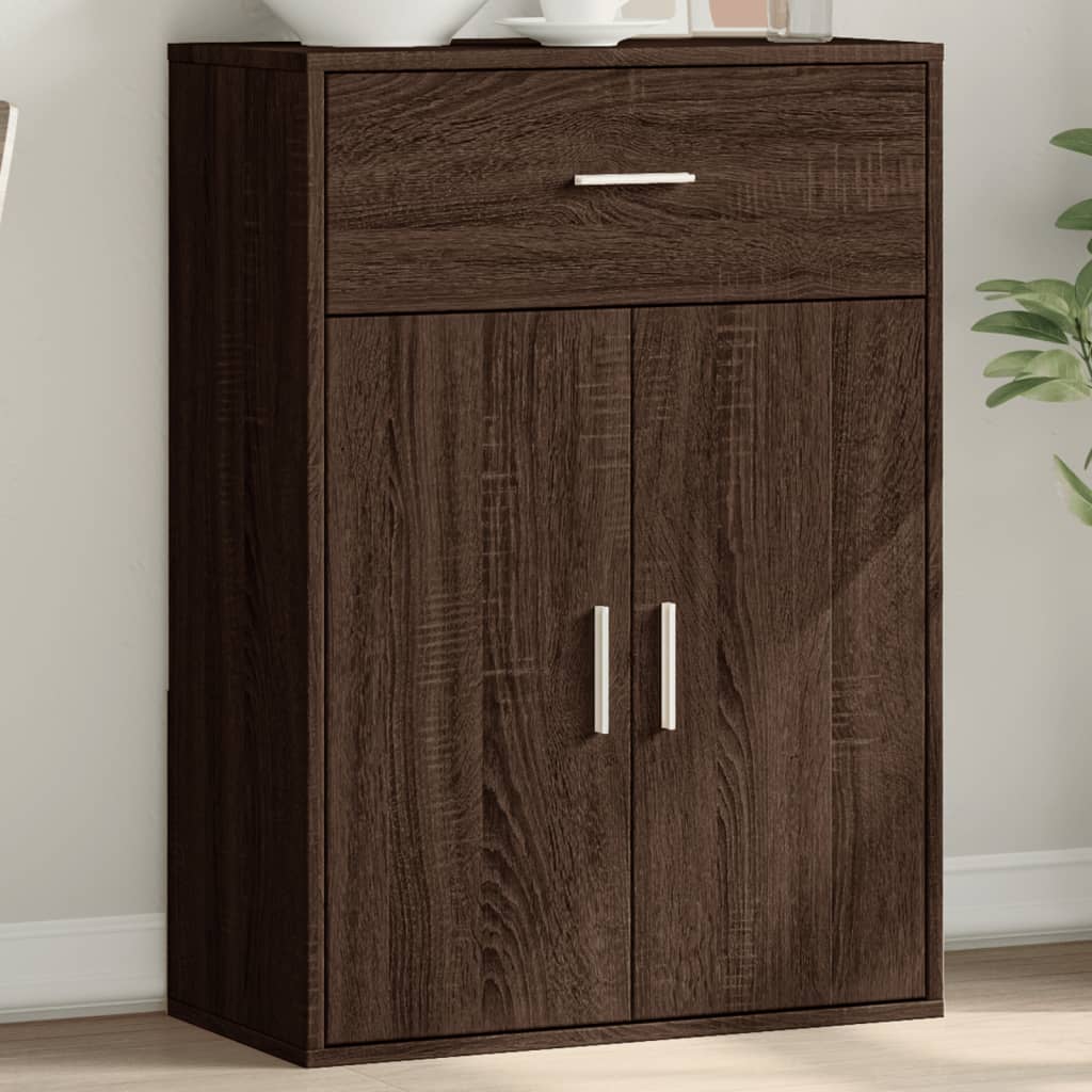 vidaXL Servantă, stejar maro, 60x30x84 cm, lemn prelucrat vidaXL Servantă, stejar maro, 60x30x84 cm, lemn prelucrat