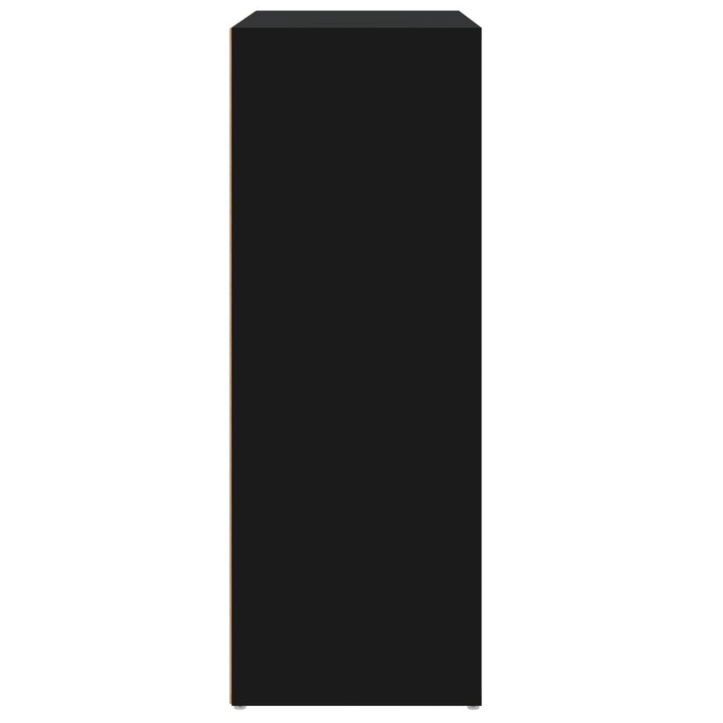 vidaXL Servantă, negru, 60x31x84 cm, lemn prelucrat