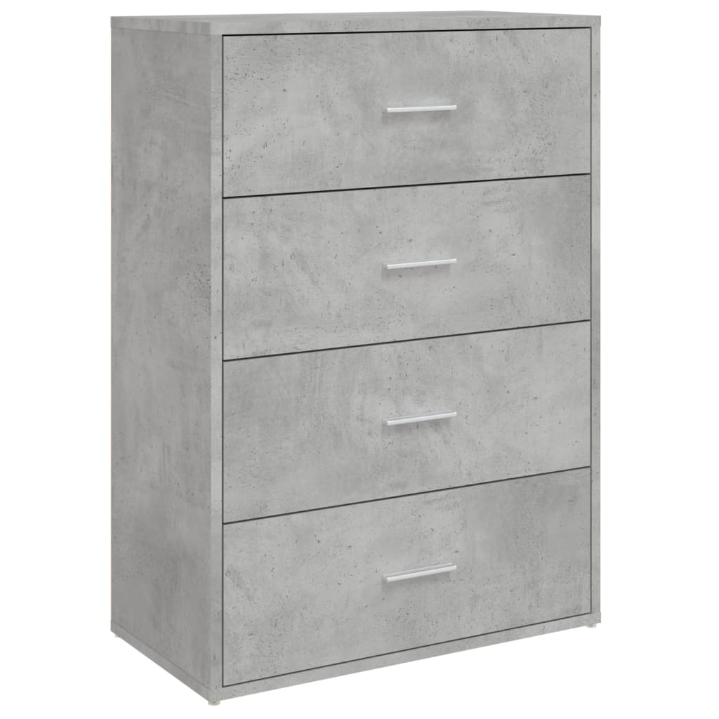 vidaXL Servantă, gri beton, 60x31x84 cm, lemn compozit vidaXL Servantă, gri beton, 60x31x84 cm, lemn compozit