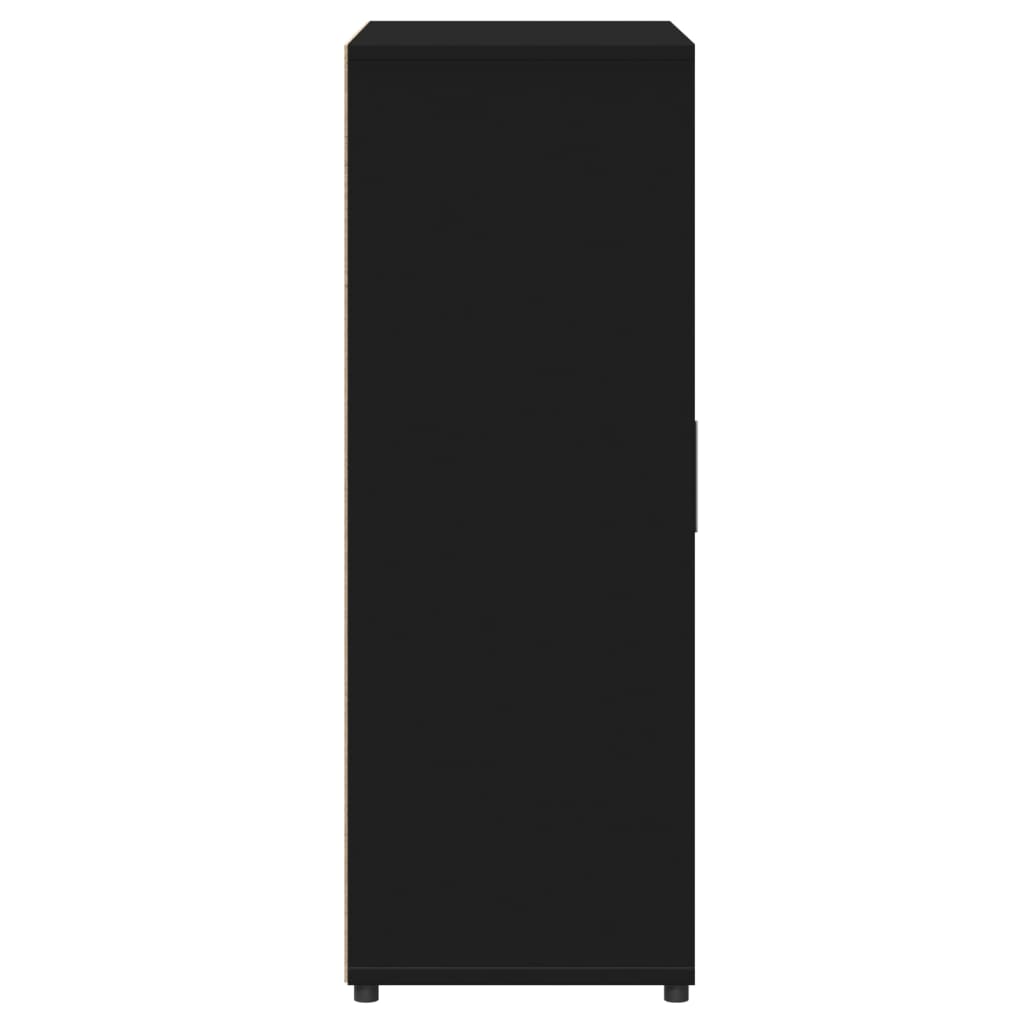 vidaXL Servantă, negru, 60x31x84 cm, lemn prelucrat