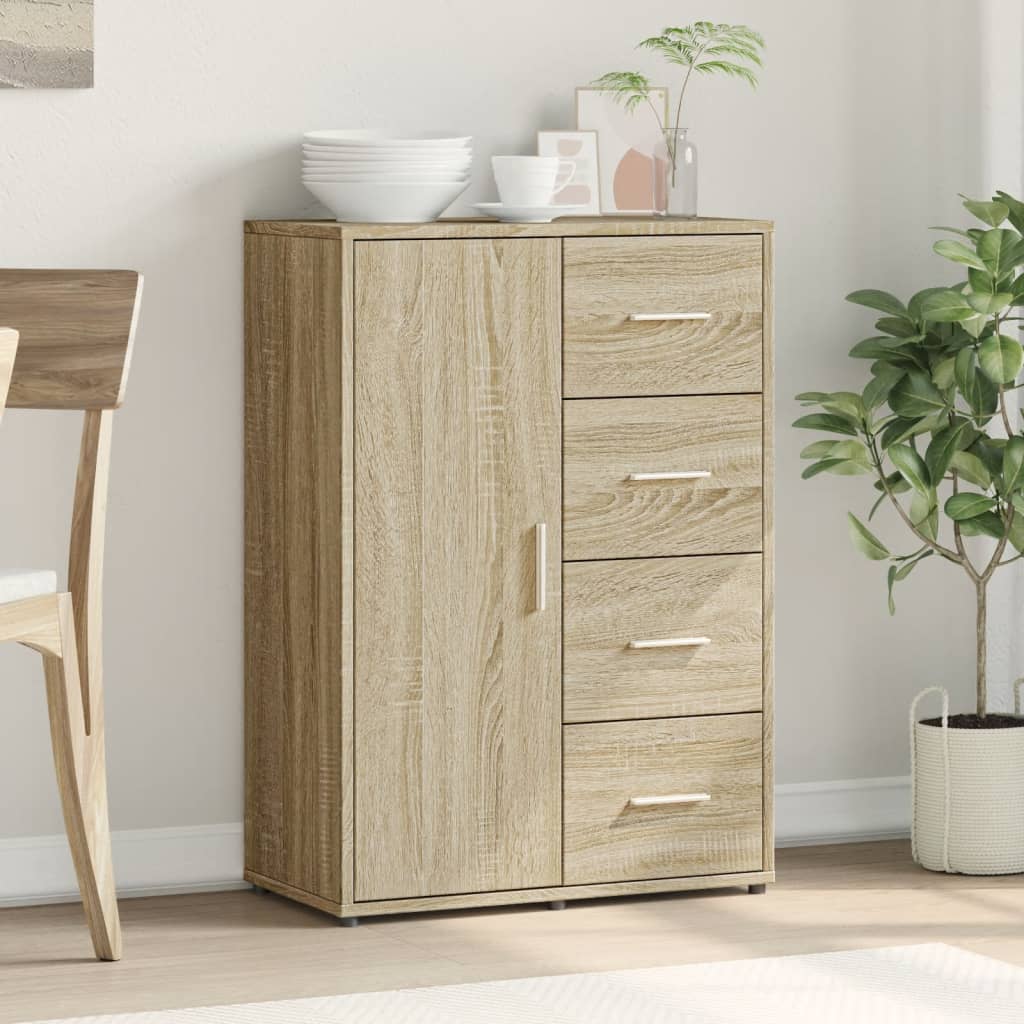 vidaXL Servantă, stejar sonoma, 60x31x84 cm, lemn compozit vidaXL Servantă, stejar sonoma, 60x31x84 cm, lemn compozit