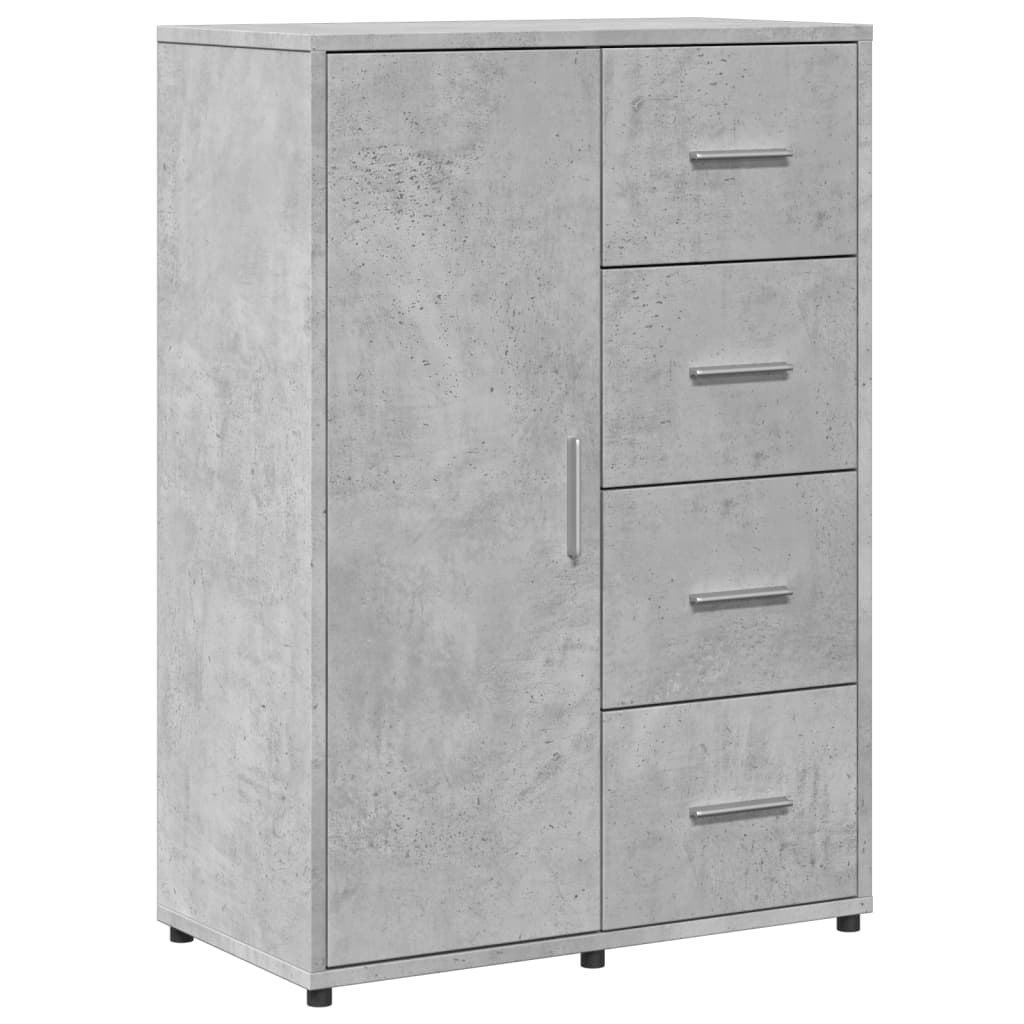vidaXL Servantă, gri beton, 60x31x84 cm, lemn compozit vidaXL Servantă, gri beton, 60x31x84 cm, lemn compozit