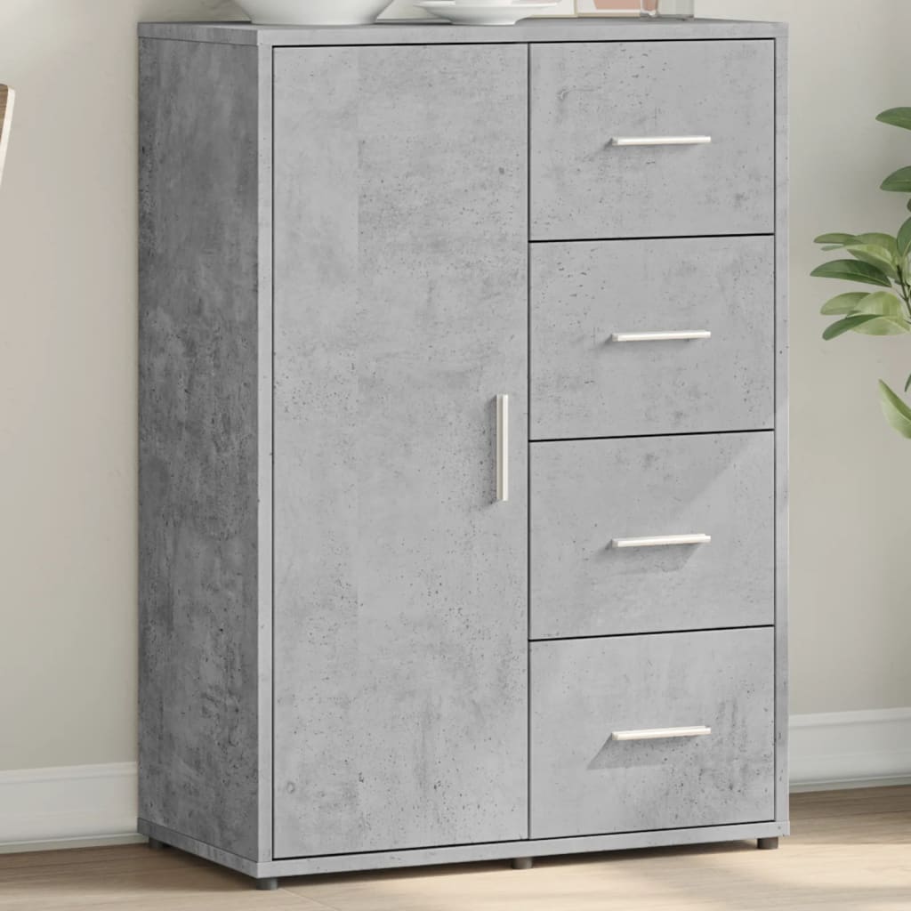 vidaXL Servantă, gri beton, 60x31x84 cm, lemn compozit vidaXL Servantă, gri beton, 60x31x84 cm, lemn compozit
